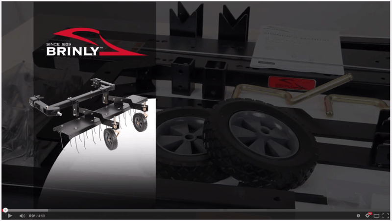 VIDEO - How to Assemble the Brinly Zero Turn Mower Dethatcher