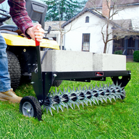 40" Tow-Behind Spike Aerator with Extra-Strength Double Tow Bar & Transport Wheels | SAT2-40BH-P