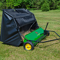 John Deere 54" 31 cu. Ft. Tow-Behind Lawn Sweeper with DOUBLE-HELIX Brushes | LP83253/LS-54JD