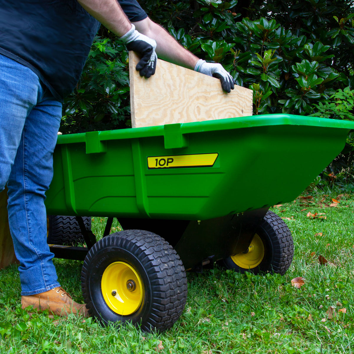 John Deere 10 cu. Ft. Poly Cart | PCT-100JD/LPPCT10JD