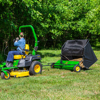 John Deere 54" 31 cu. Ft. Tow-Behind Lawn Sweeper with DOUBLE-HELIX Brushes | LP83253/LS-54JD