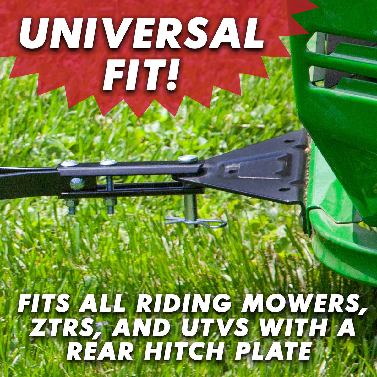 40" Tow-Behind Spike Aerator with Extra-Strength Double Tow Bar | SA2-40BH-P