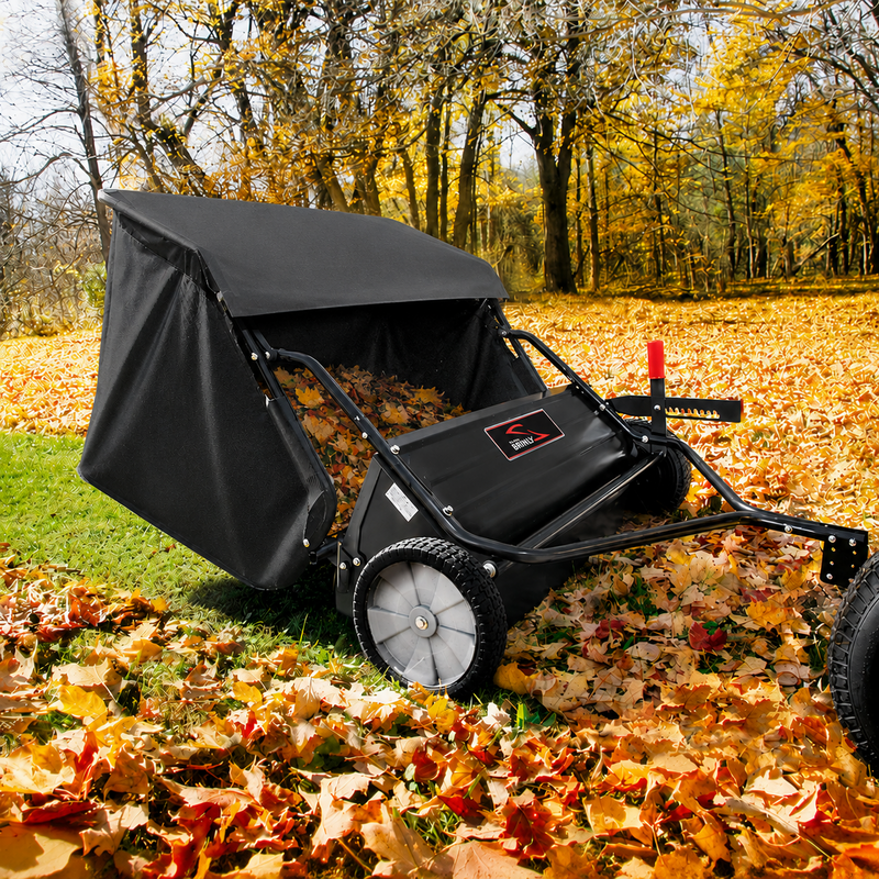 42″ Lawn Sweeper with DOUBLE-HELIX Brushes | LS2-42BH2-G - Brinly