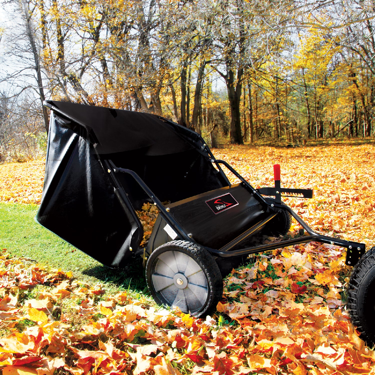 42″ Lawn Sweeper with DOUBLE-HELIX Brushes | LS2-42BH2-G - Brinly
