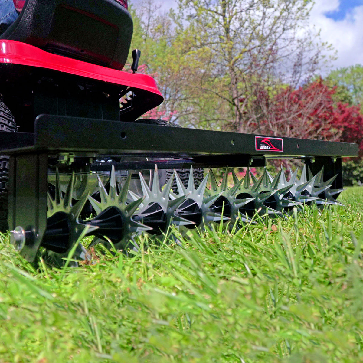 40″ Tow-Behind Spike Aerator with Wide Channel Tow Bar | SA2-40BH-G