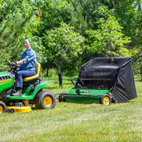 John Deere 54" 31 cu. Ft. Tow-Behind Lawn Sweeper with DOUBLE-HELIX Brushes | LP83253/LS-54JD