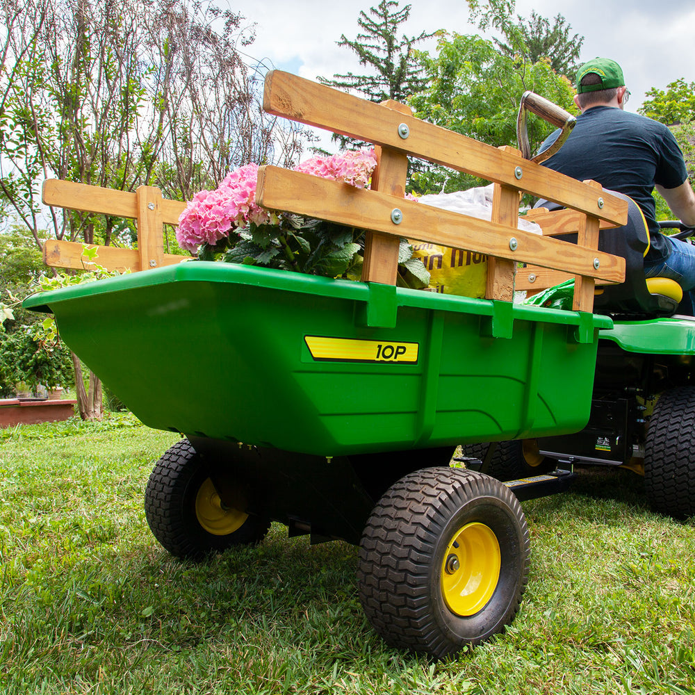 Poly Carty John Deere 10 cu. Ft. Poly Cart | PCT-100JD/LPPCT10JD - Brinly Parts