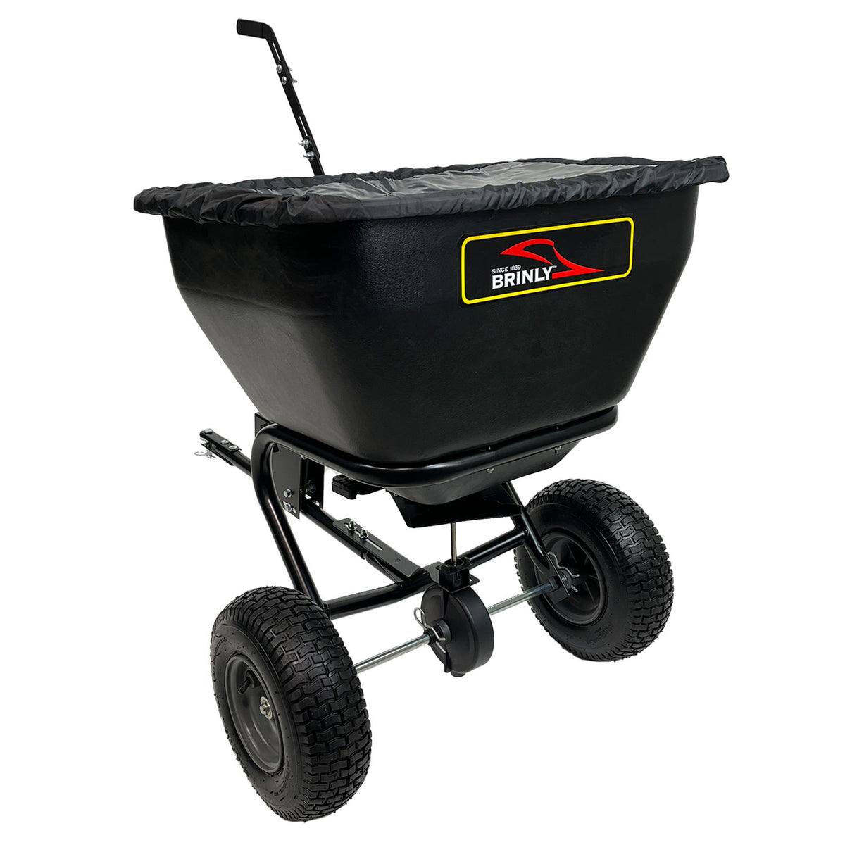 175 LB. Tow-Behind Deluxe Spreader with Extended Handle & Cover | BS361BH-A