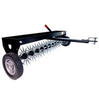 40″ Tow-Behind Spike Aerator with Wide Channel Tow Bar & Transport Wheels | SAT2-40BH-G