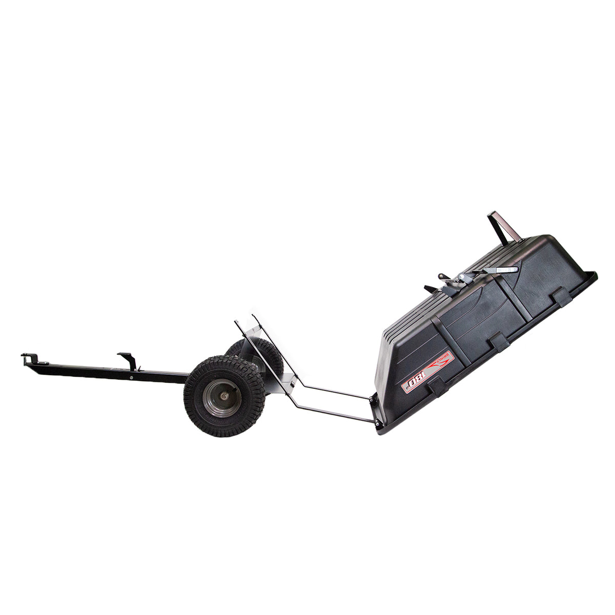 10 Cu. Ft. Towable Poly Cart Dump Trailer with 180-Degree Full Dump | RPC-10BH-A