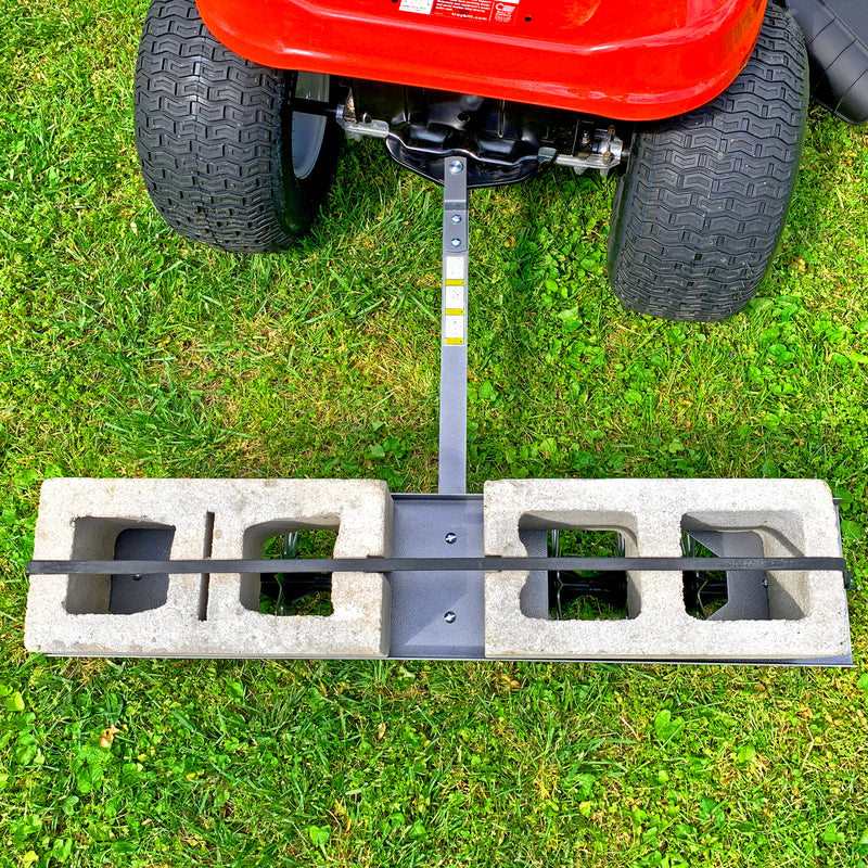 40″ Tow-Behind Spike Aerator in Hammered Gunmetal | SA2-40BH-S