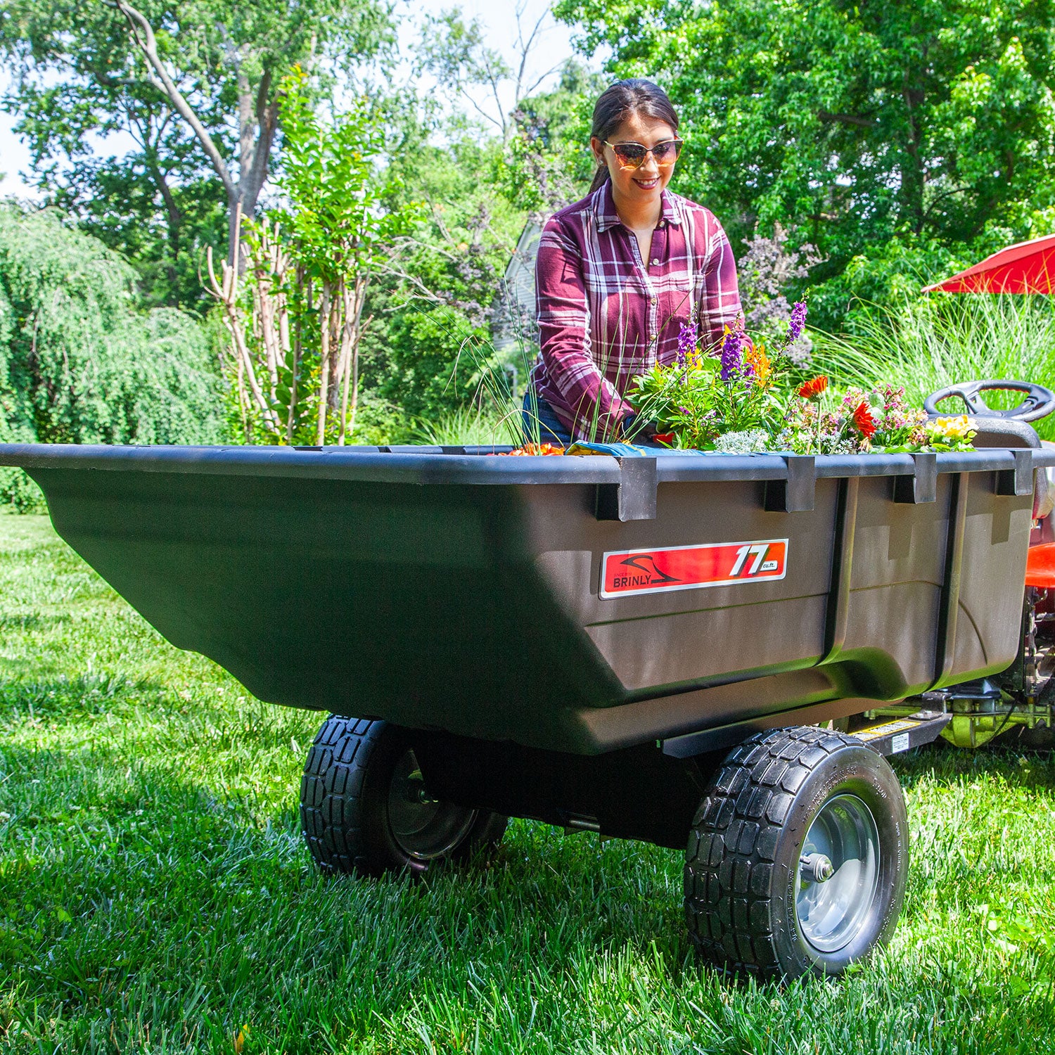 17 Cu. Ft. Poly Cart | PCT-17BH - Brinly Parts