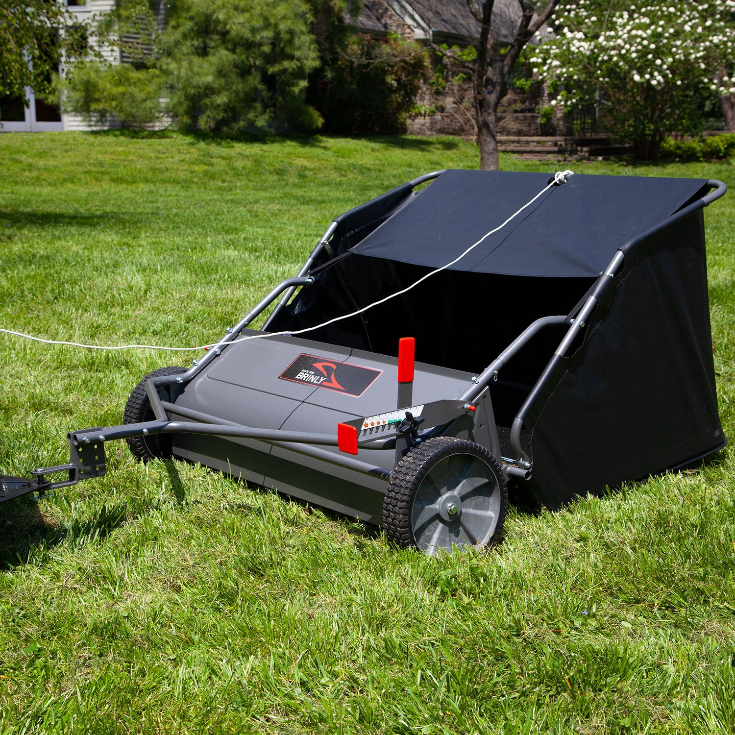 42″ Lawn Sweeper in Hammered Gunmetal | LS2-42BH-S - Brinly Parts