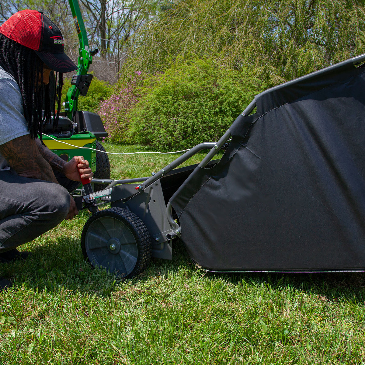 42″ Lawn Sweeper in Hammered Gunmetal | LS2-42BH-S