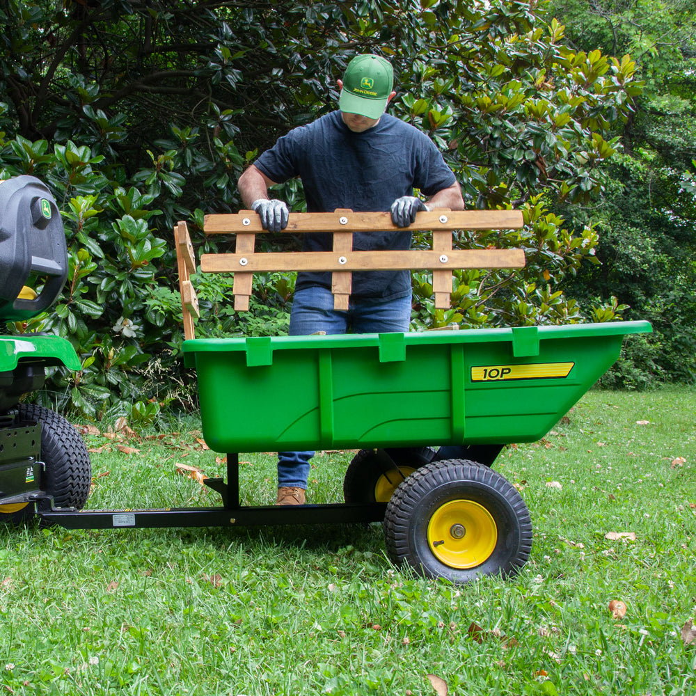 Poly Carty John Deere 10 cu. Ft. Poly Cart | PCT-100JD/LPPCT10JD - Brinly Parts