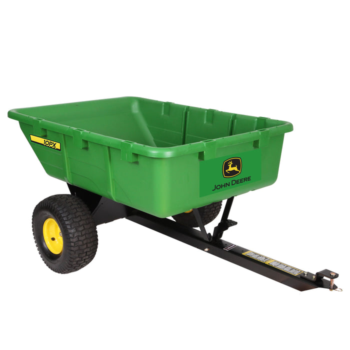 John Deere 10 Cu. Ft. Poly Cart with 180 Degree Full Dump | LP72978/PCT-10PXJD