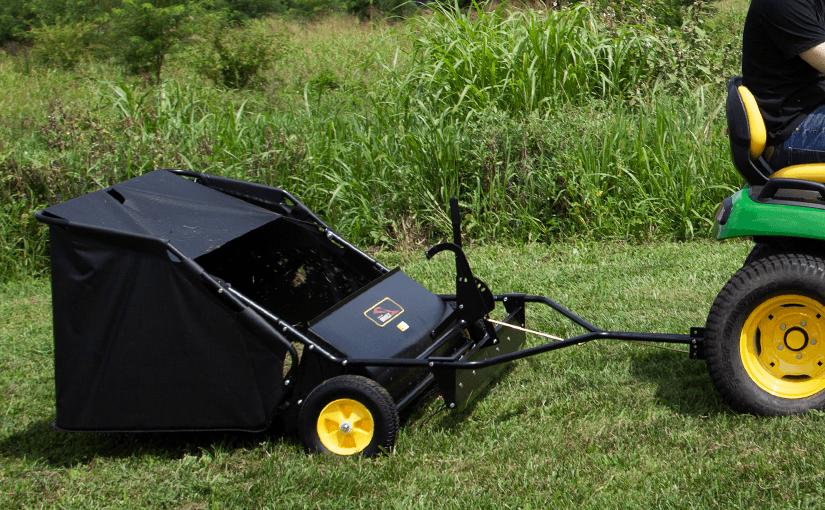 brinly tow lawn sweeper