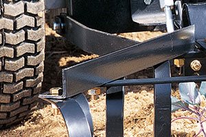 close up brinly steel cultivator