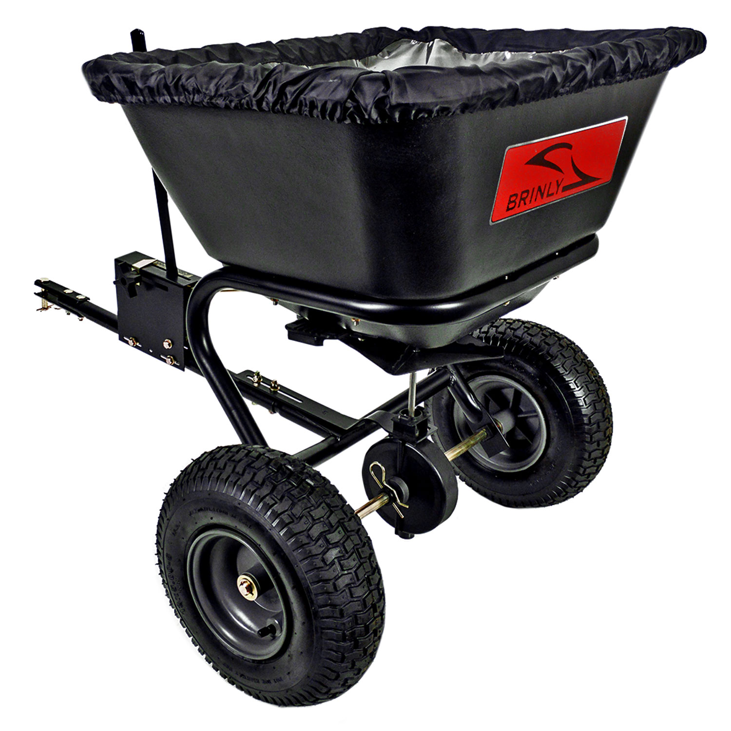 Tow behind compost spreader 1