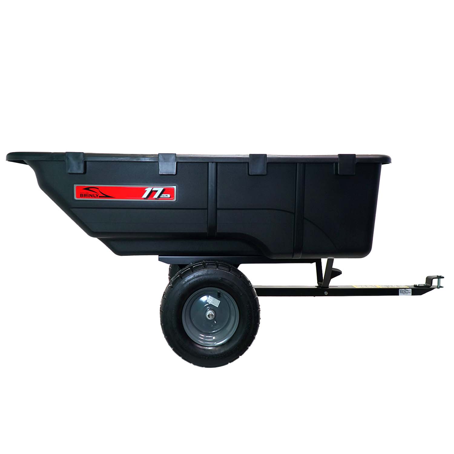 Brinly-Hardy Utility Cart Tow-Behind Poly Steep Dump Angle Plastic Bed/Tray 