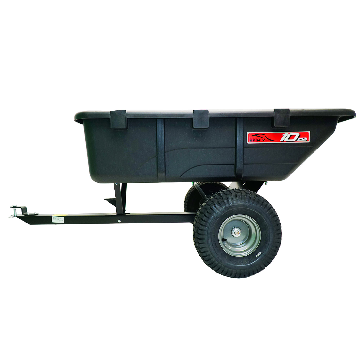 Brinly-Hardy Tow-Behind Utility Cart10 cu Rust Resistant Plastic ft 
