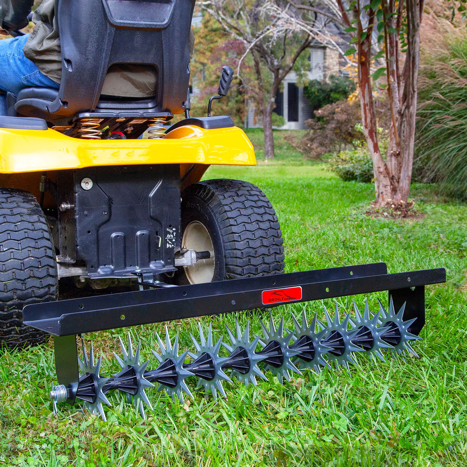 Tractor Tow-Behind Spike Soil Lawn Aerator Steel Garden Universal 40 in SA-400BH 